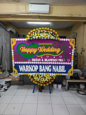 Papan Bunga di Balai Kota Mataram